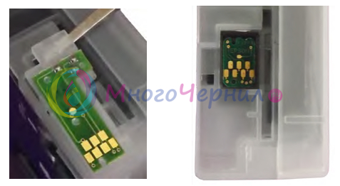Как установить оригинальные чипы на картриджи СНПЧ к Epson 3800/3880