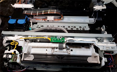 ремонт ролика захвата бумаги принтера с СНПЧ Canon G3411