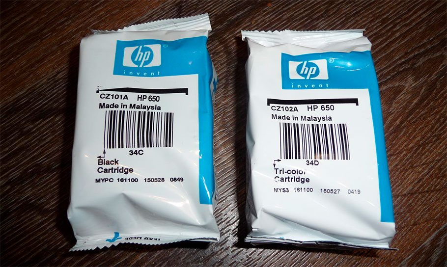 купить картридж HP 650 для принтера HP Deskjet