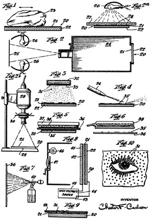патент на ксерографию Честера Карлсона