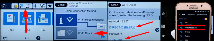 как подключить принтер к Wi-Fi Direct чтобы распечатать с телефона