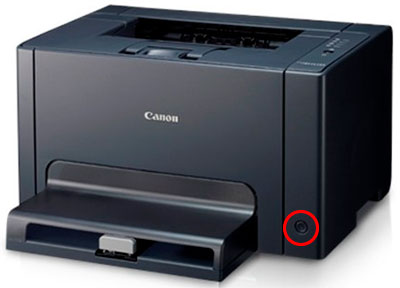 как включить принтер Canon i-SENSYS LBP7018C
